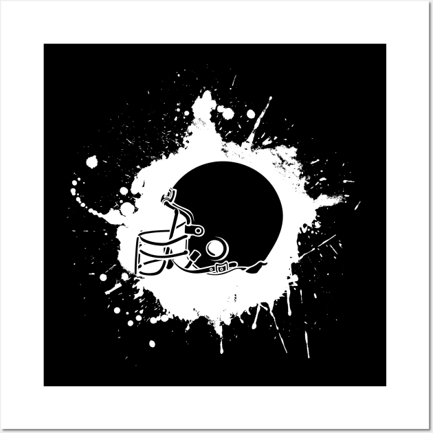 Football Helmet Wall Art by KC Happy Shop